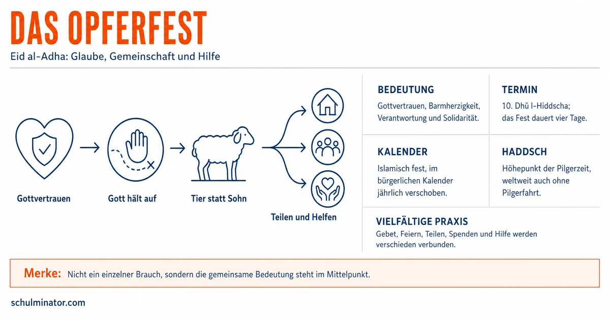 Opferfest im Islam: Bedeutung und Bräuche