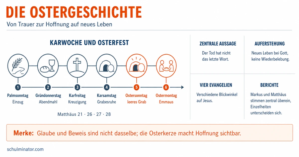 Ostergeschichte für Kinder: Stationen und Hoffnung