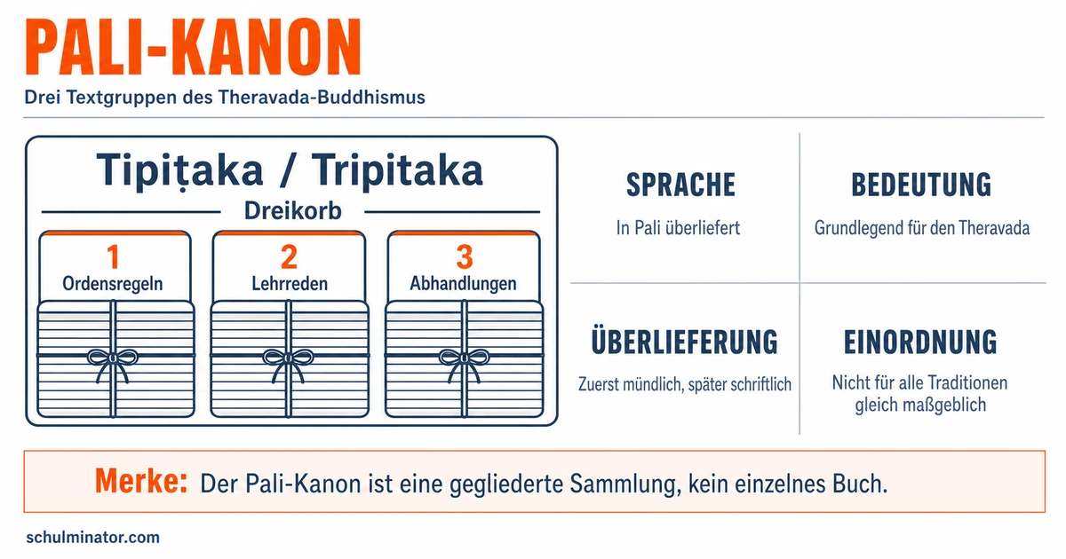 Pali-Kanon: Aufbau, Überlieferung und Bedeutung