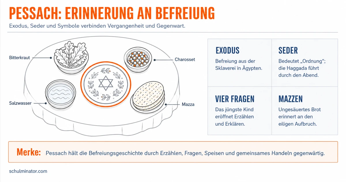 Pessach: Befreiung, Seder und Symbole