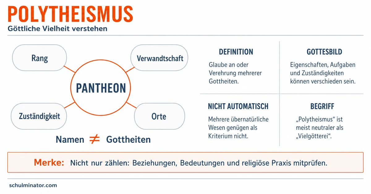 Polytheismus: Viele Götter und ihre Beziehungen