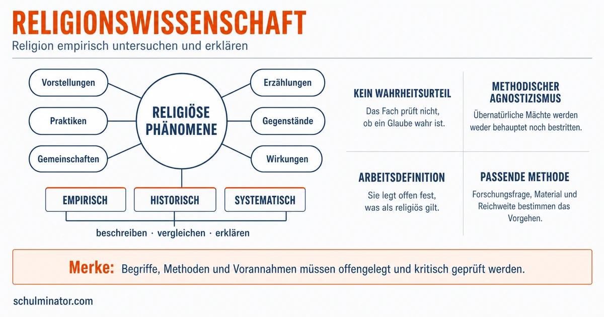 Religionswissenschaft: Religionen untersuchen