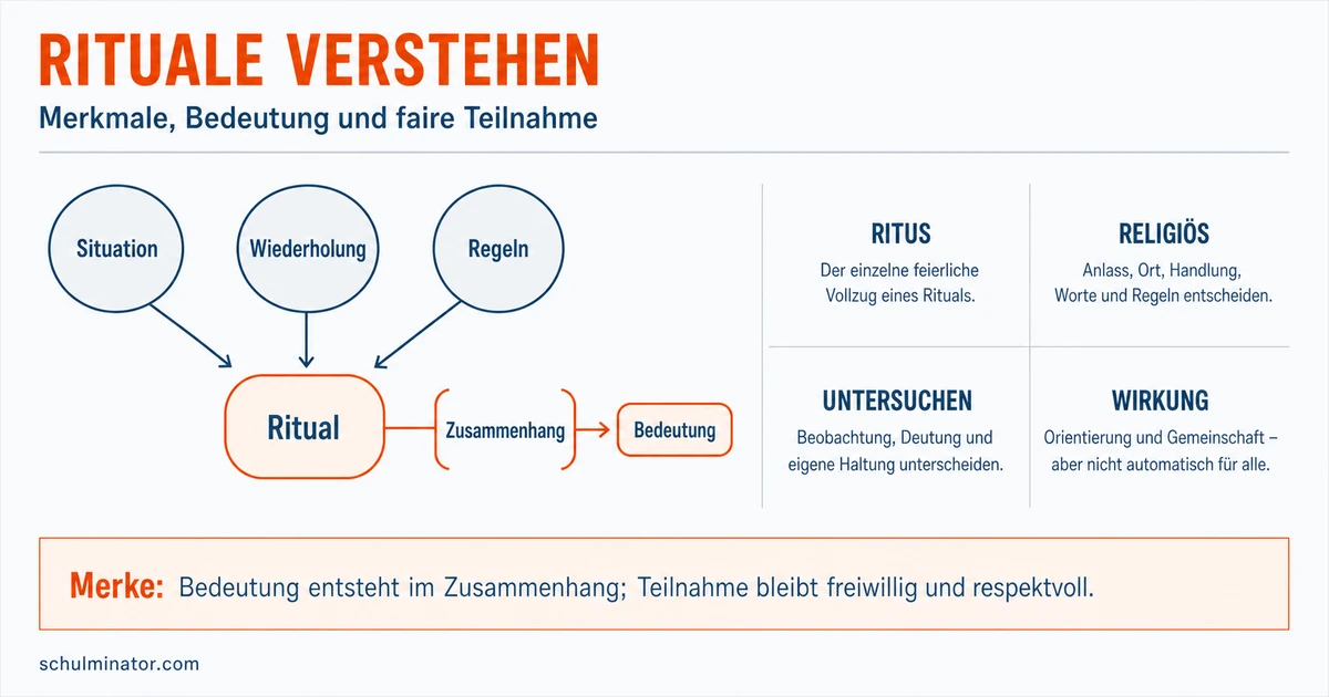 Rituale verstehen: Bedeutung und Freiwilligkeit