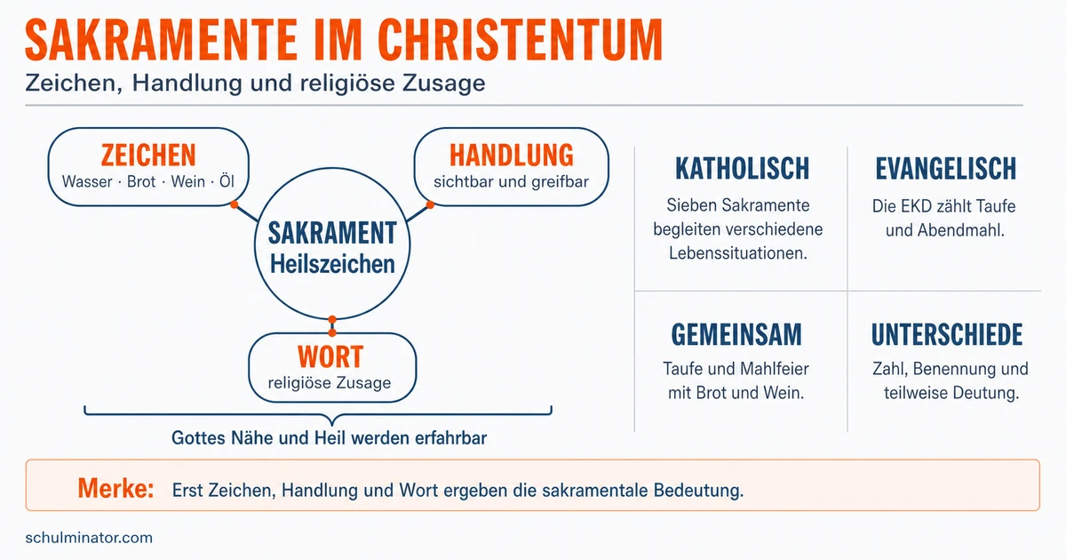 Sakrament: Bedeutung und Unterschiede erklärt