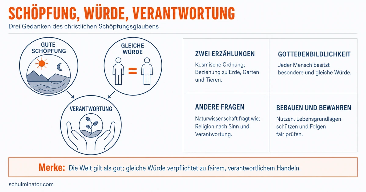 Schöpfung: Glaube, Wissenschaft und Verantwortung