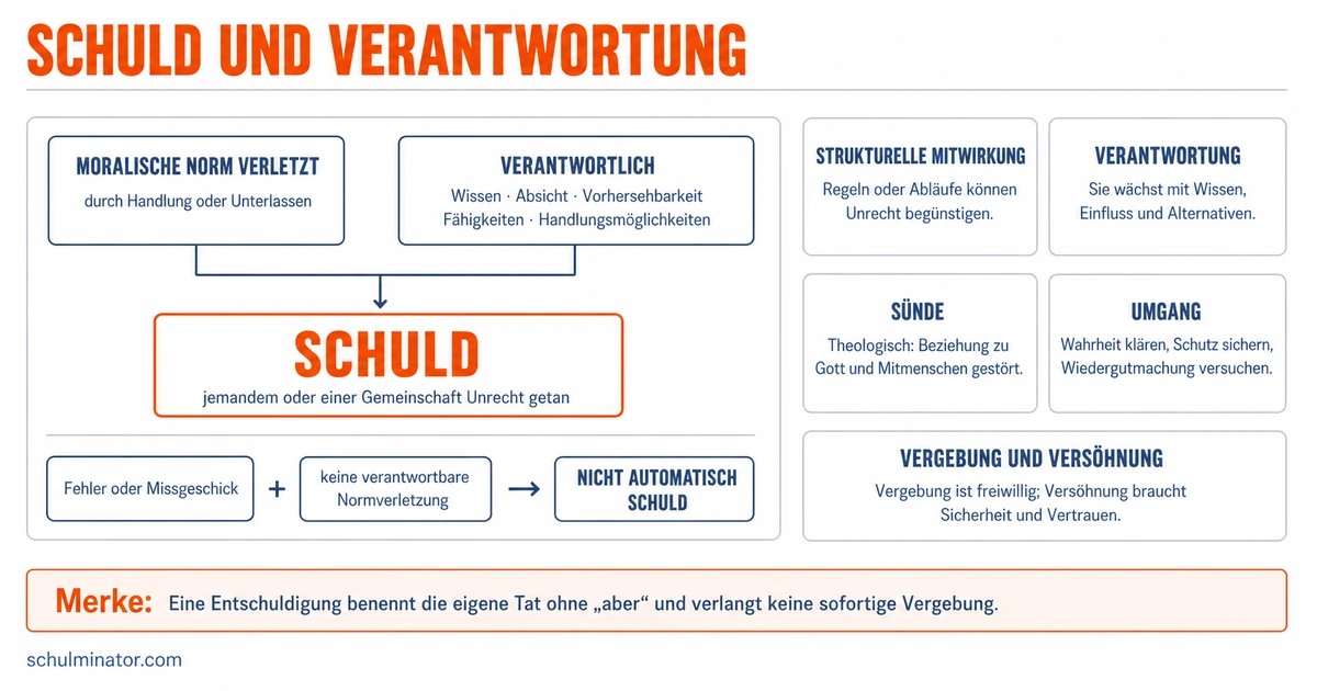 Schuld verstehen: Verantwortung und Vergebung