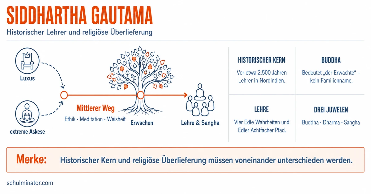 Siddhartha Gautama: Leben und Weg zum Buddha