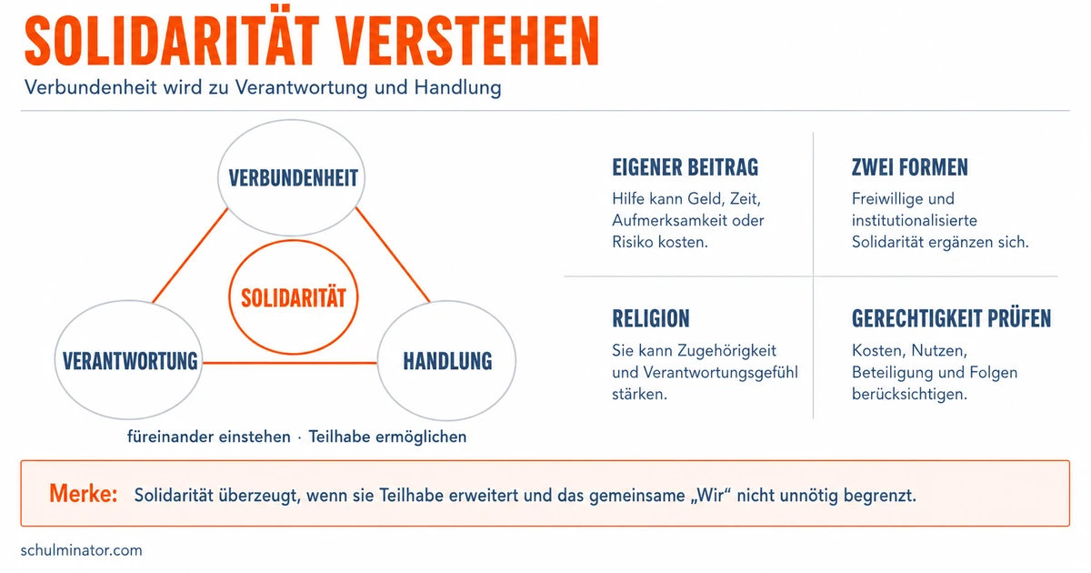 Solidarität: Bedeutung, Religion und Verantwortung