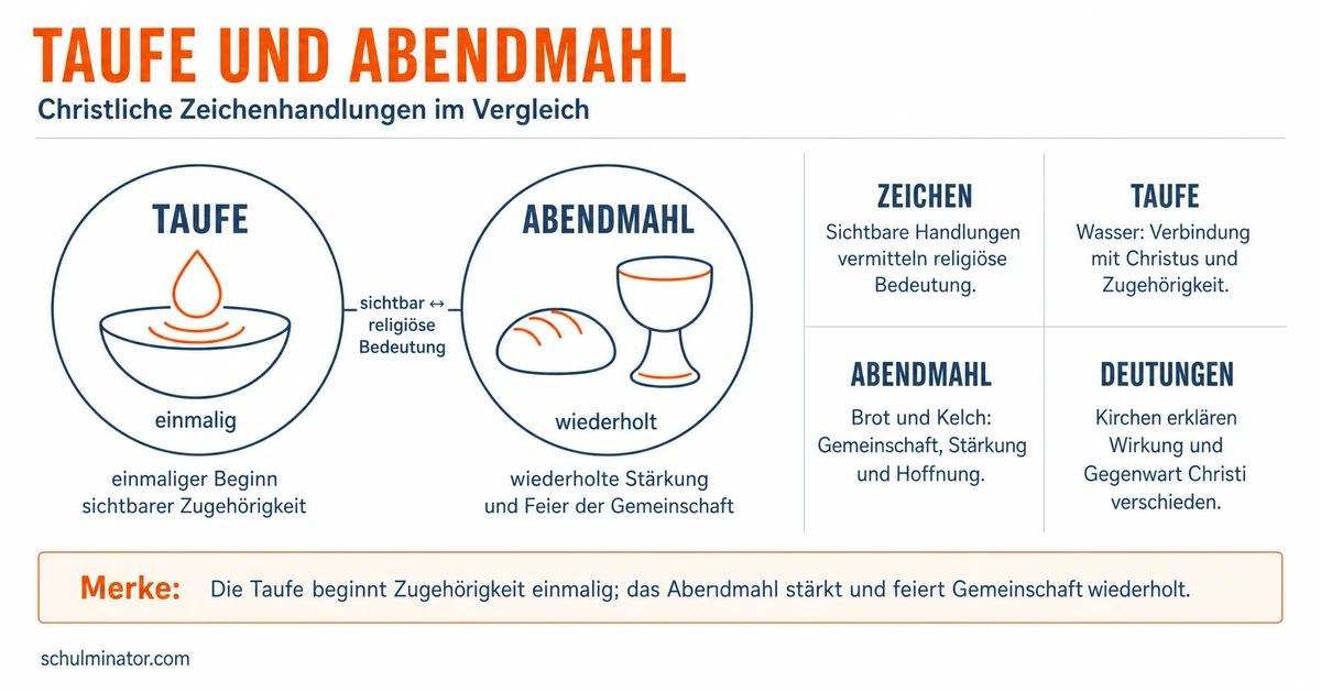 Taufe und Abendmahl: Zeichen verstehen