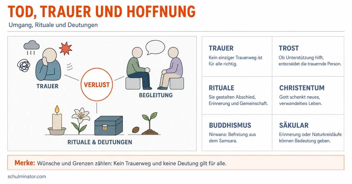 Tod und Trauer: Trost, Rituale und Hoffnung