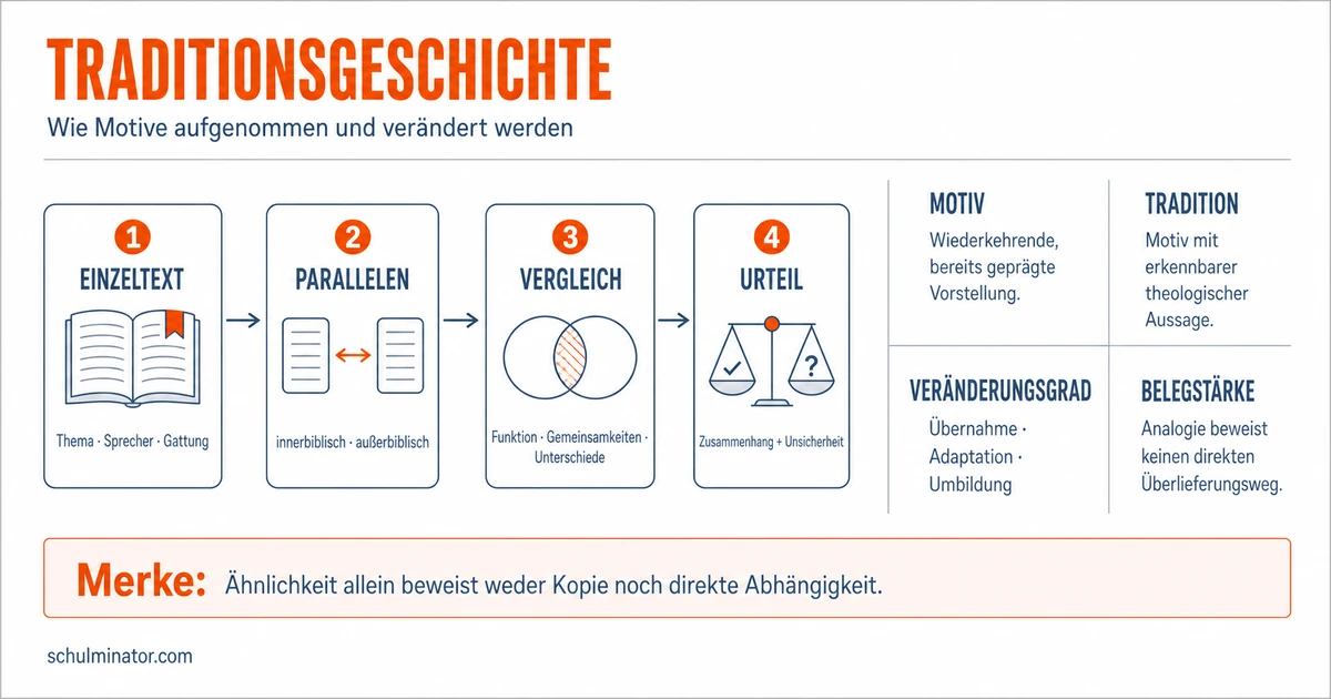 Traditionsgeschichte: Bibeltexte besser verstehen
