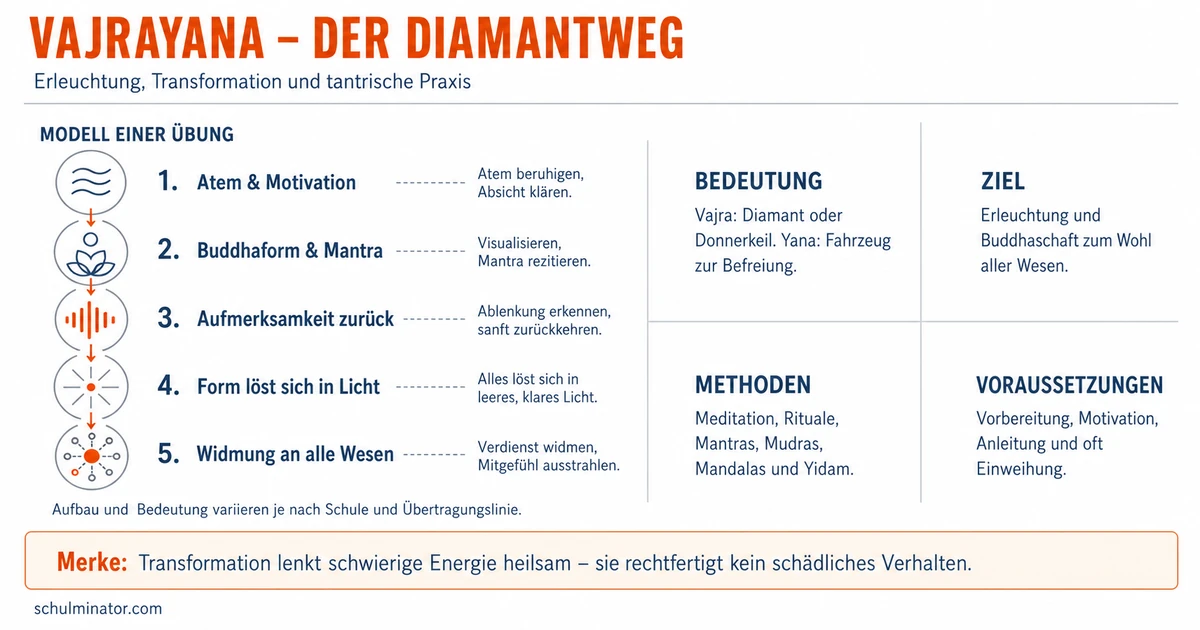 Vajrayana: Diamantweg im Buddhismus erklärt