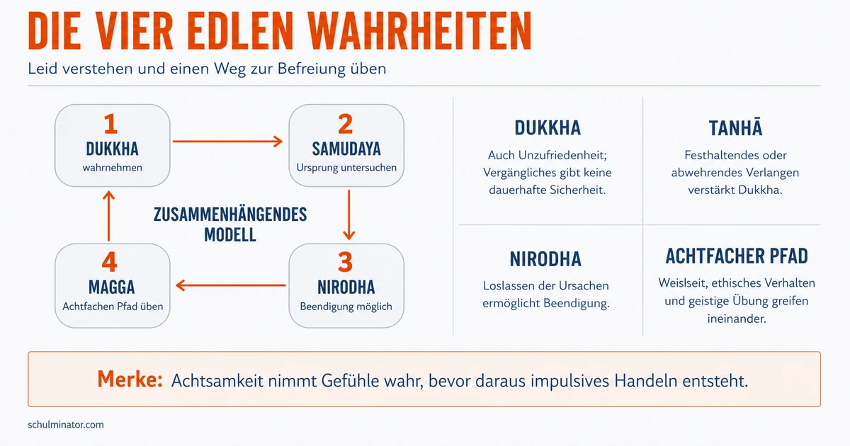 Vier Edle Wahrheiten: Bedeutung und Anwendung