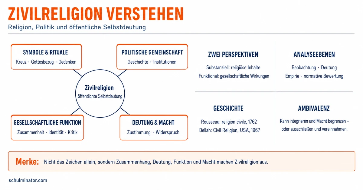 Zivilreligion: Symbole und Politik analysieren