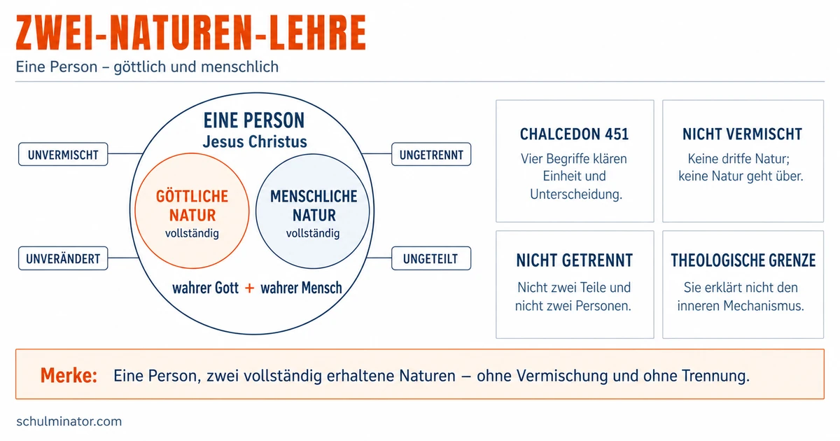 Zwei-Naturen-Lehre einfach erklärt