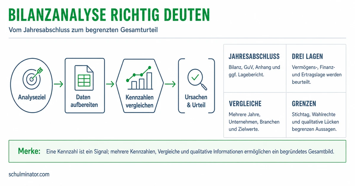 Bilanzanalyse: Kennzahlen berechnen und beurteilen