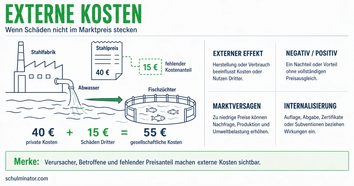 Emissionen und externe Kosten einfach erklärt