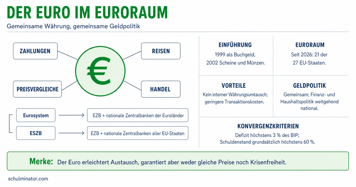 Euro: Vorteile, Geschichte und Regeln erklärt