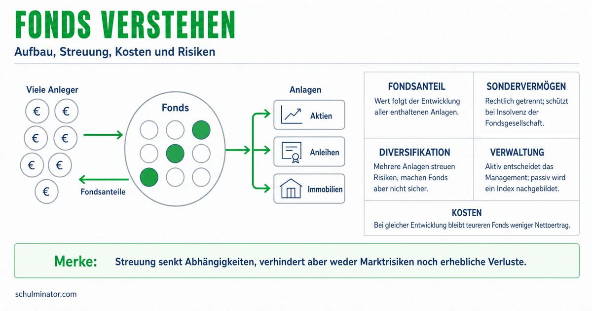 Fonds einfach erklärt: Arten, Chancen und Risiken