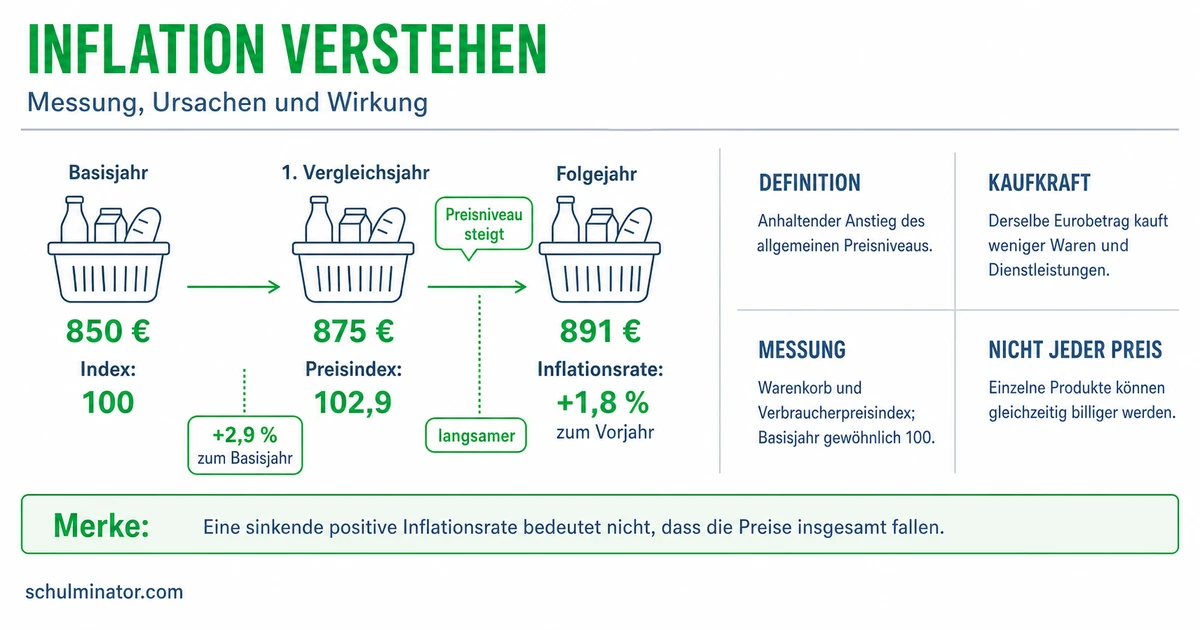 Inflation verstehen: Messung, Ursachen und Folgen