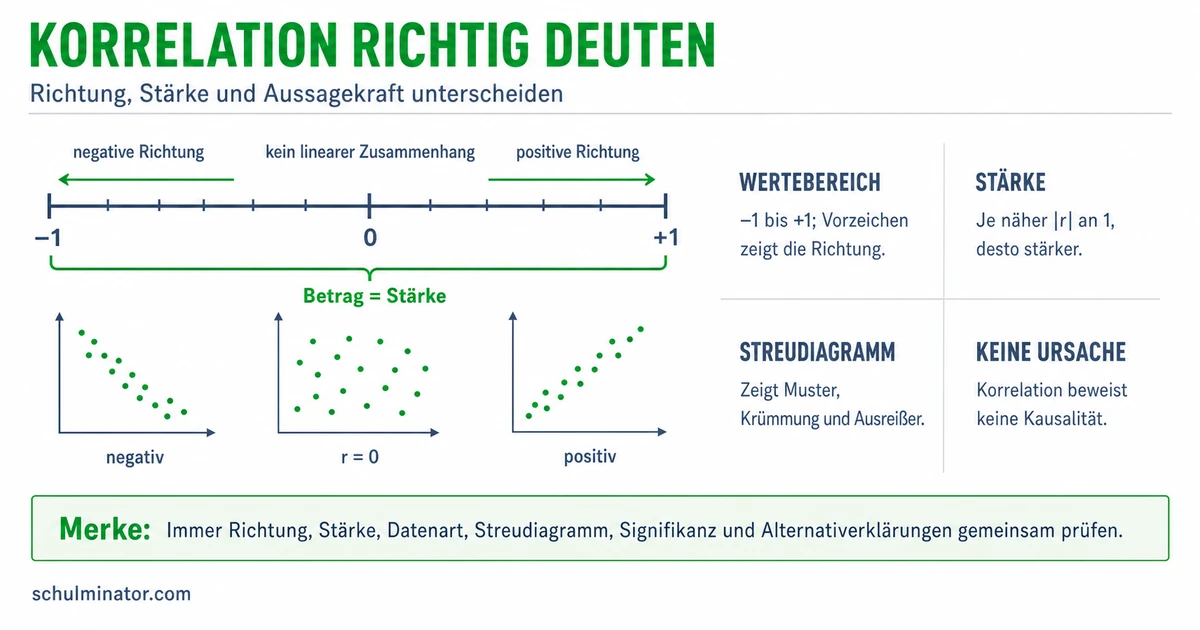 Korrelation verstehen und richtig interpretieren