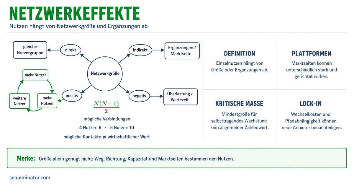 Netzwerkeffekte einfach erklärt: Arten und Folgen
