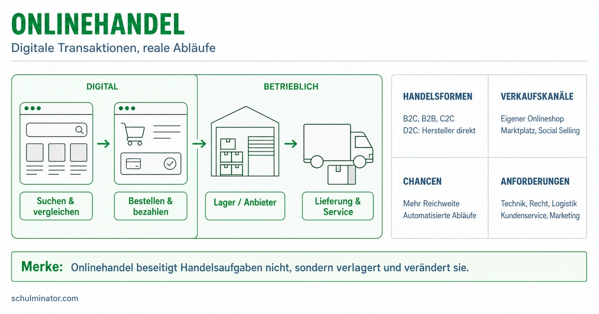 Onlinehandel verstehen: Formen, Chancen und Risiken