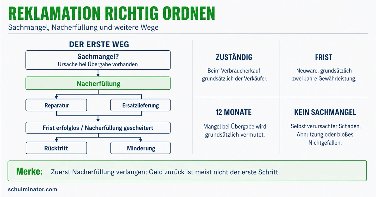 Reklamation: Rechte kennen und richtig handeln