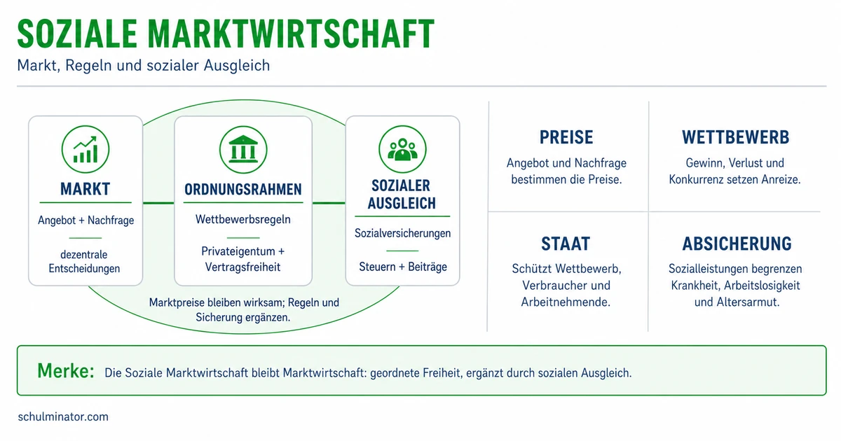 Soziale Marktwirtschaft: Markt, Staat und Ausgleich