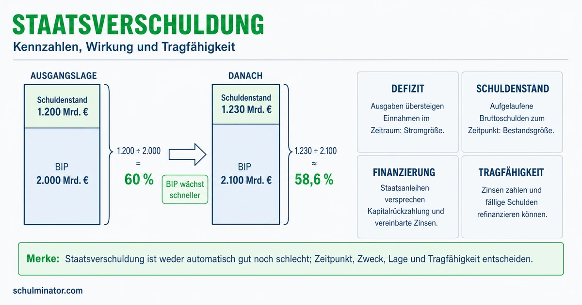 Staatsverschuldung: Ursachen, Chancen und Risiken
