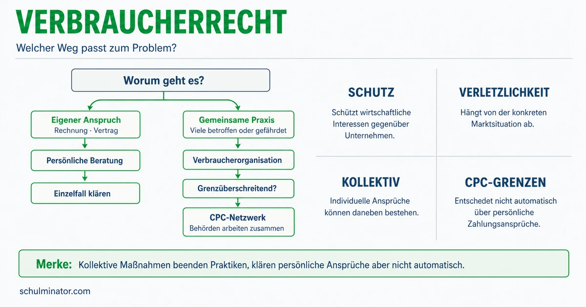 Verbraucherrecht: Schutz und Durchsetzung verstehen