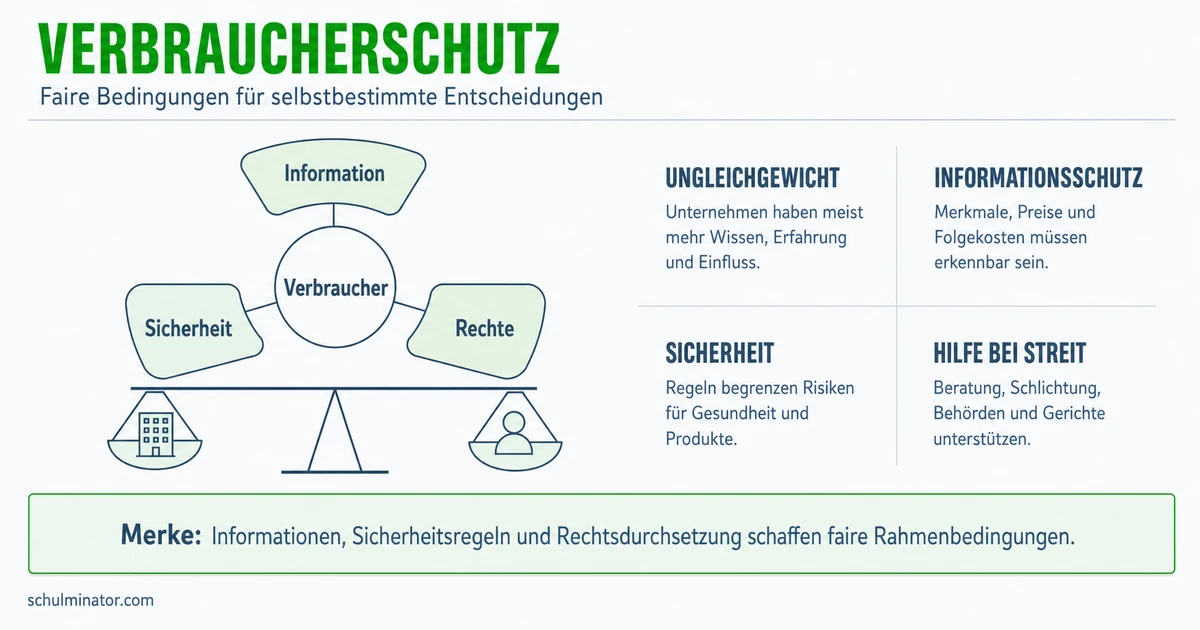 Verbraucherschutz einfach erklärt