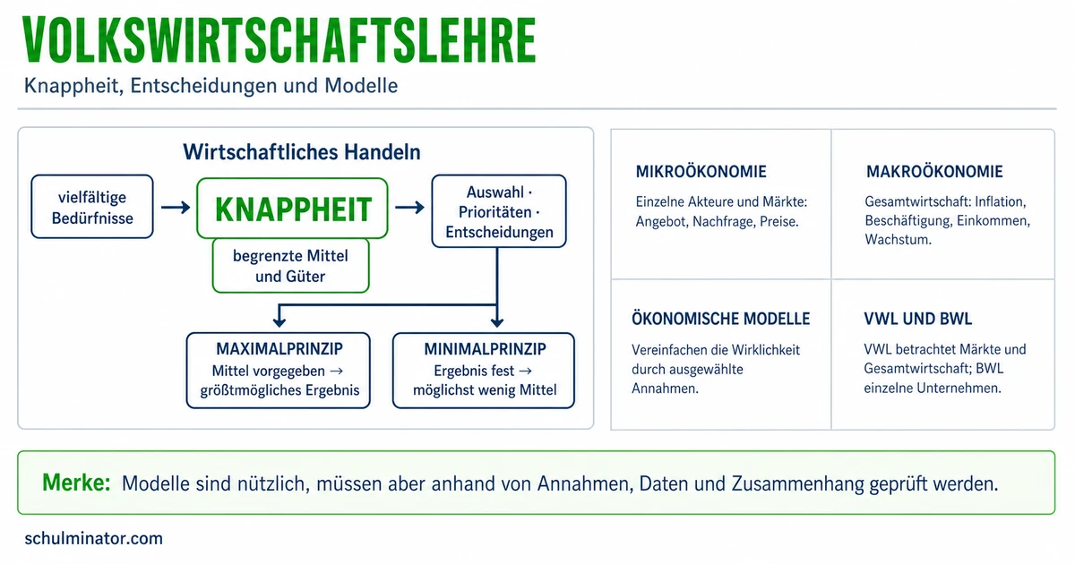 Volkswirtschaftslehre einfach erklärt