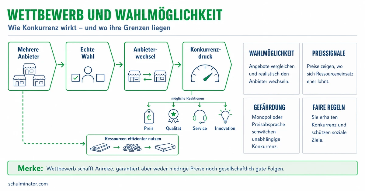Wettbewerb verstehen und Marktregeln beurteilen